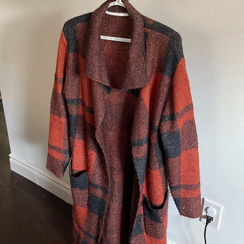 Orangish Cardigan